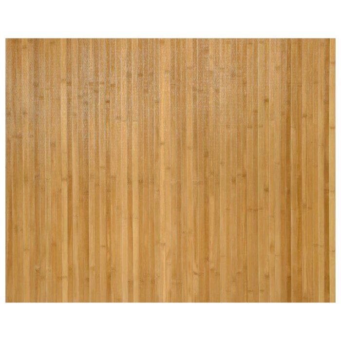 Bambus-Teppich 80 x 100 cm Natur - Jetzt bis zu 41,4% Rabatt sichern