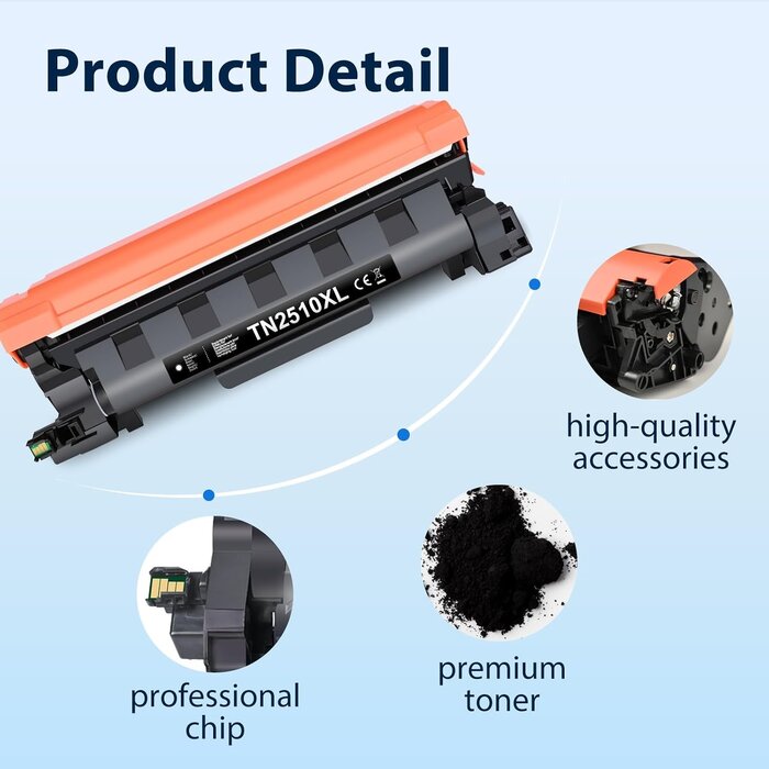 Mycartridge Toner-Set 2x TN2510XL für Brother Drucker - Sparen Sie bis zu 68% bei uns