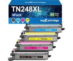 Mycartridge 4er Toner-Set kompatibel mit Brother TN248XL - jetzt bis zu 41,1% sparen