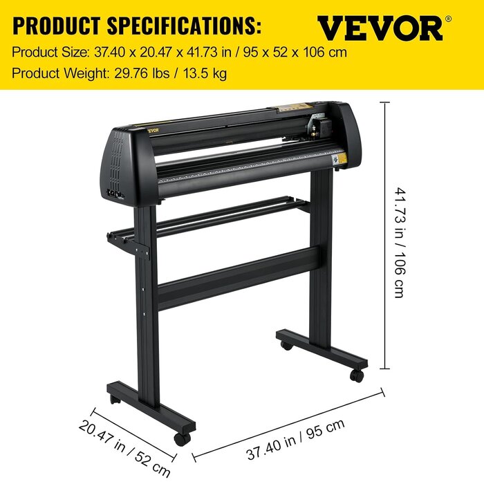 Vinyl-Schneideplotter 720 mm inkl. Standfuß - Jetzt bis zu 47 % sparen!