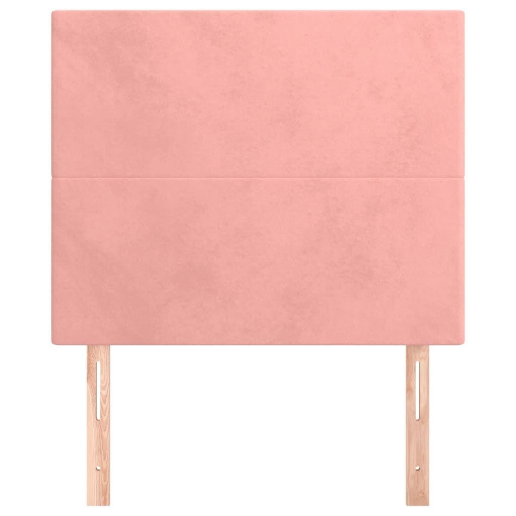 Vidaxl Bettkopfteile 2er Set 90x5cm Samt Rosa - Jetzt bis zu 73% reduziert