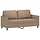 Modernes 2-Sitzer Sofa 140 cm in Cappuccino - bis zu 46,5 % reduziert