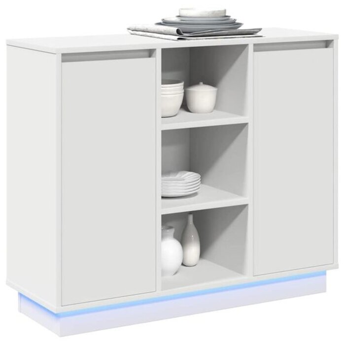 Modernes Sideboard in Weiß mit LED - Sparen Sie bis zu 45,7%!