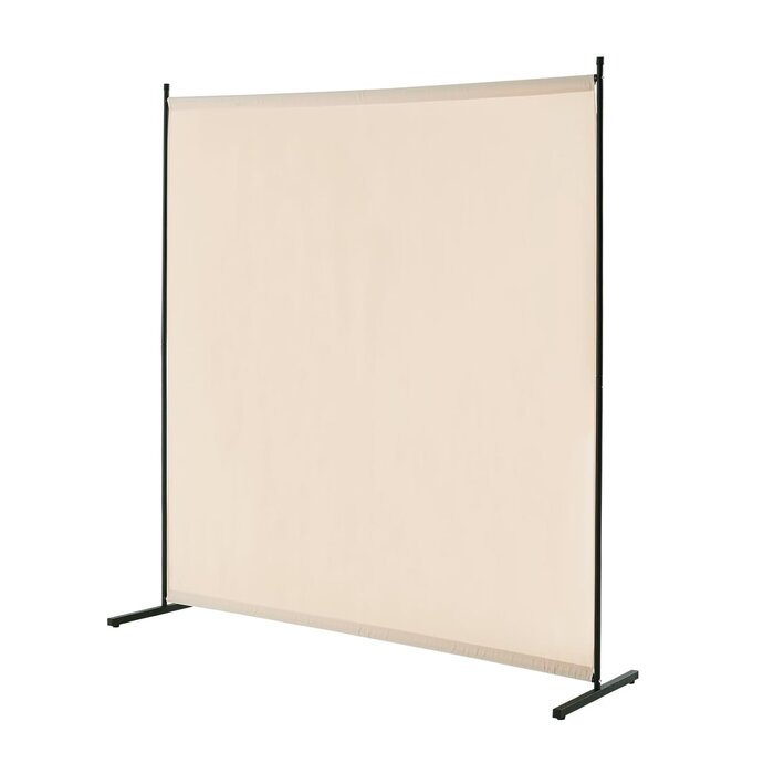 Raumteiler Paravent 181,5 x 181 cm, Beige - Sichtschutz bis zu 42,8% günstiger