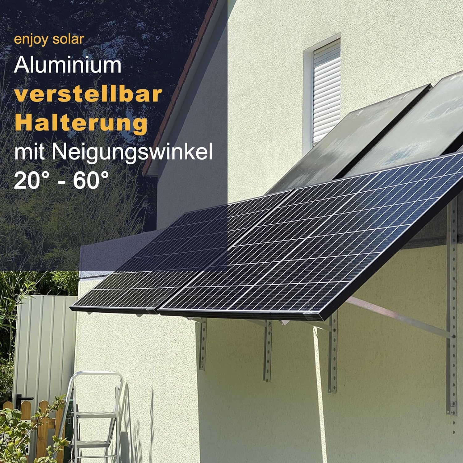 Flexible Solarpanel-Halterung für Mast & Wand - jetzt bis zu 66% sparen