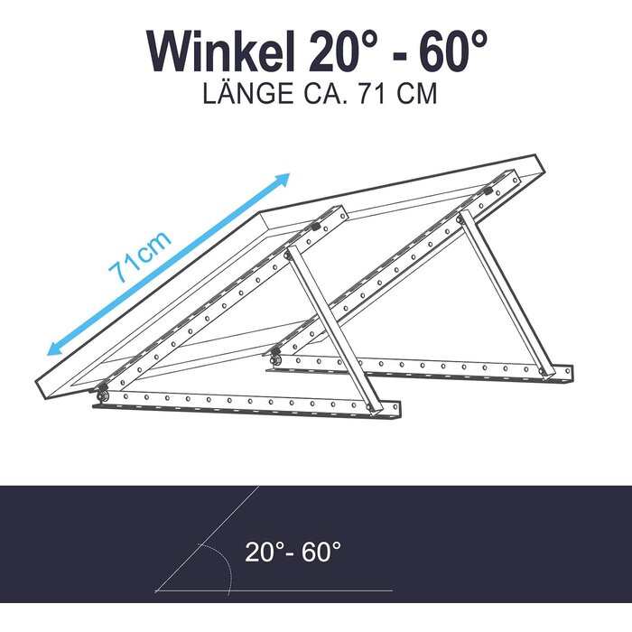 Flexible Solarpanel-Halterung für Mast & Wand - jetzt bis zu 66% sparen