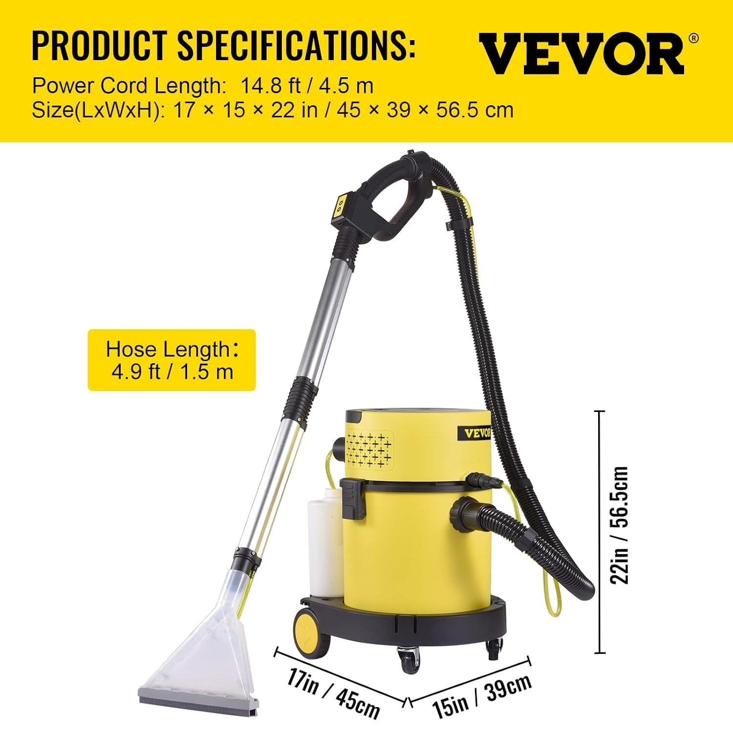 4-in-1 Nass-Trockensauger 20L 1200W mit Fernbedienung - bis zu 46,6% Rabatt