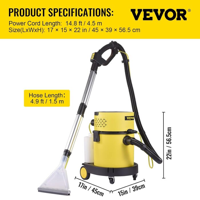 4-in-1 Nass-Trockensauger 20L 1200W mit Fernbedienung - bis zu 46,6% Rabatt