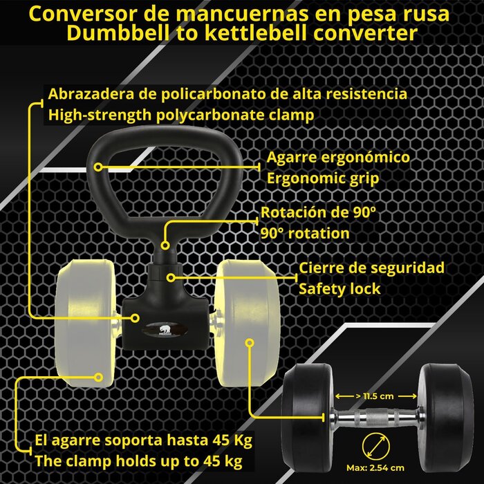 Bbguards Hantel-Adapter-Set: Kettlebell & Langhantel Umbau - bis zu 64% Rabatt