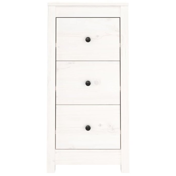 Kiefernholz-Sideboard Weiß 40x35x80cm - Jetzt bis zu 45,6 % günstiger
