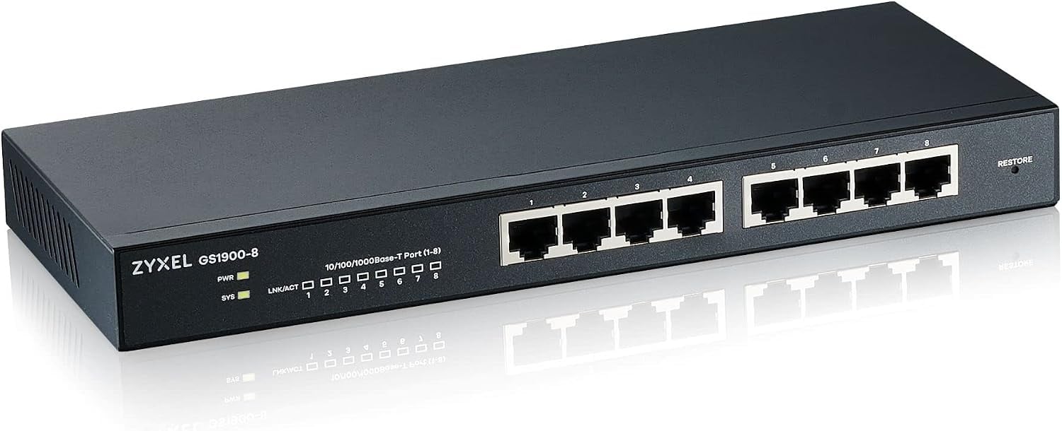 8-Port Gigabit Smart Managed Switch - lüfterlos & flexibel - bis zu 44,7% Rabatt