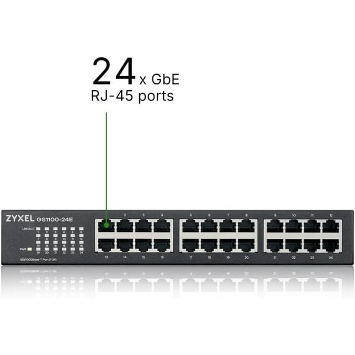 Gigabit-Netzwerk-Switch 24-Port inkl. 2 SFP-Ports - Outlet bis zu 45,1% sparen