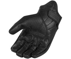 Robuste Leder-Motorradhandschuhe mit Knöchelschutz - Schwarz - Bis zu 48% Rabatt