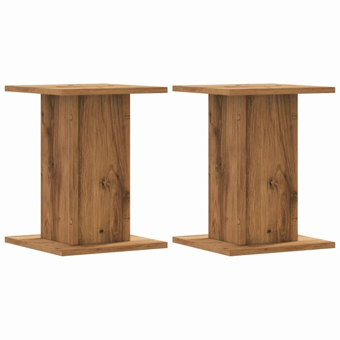 Pflanzenständer 2er-Set Eichenoptik 30x30x40 cm - bis zu 42,2% Rabatt