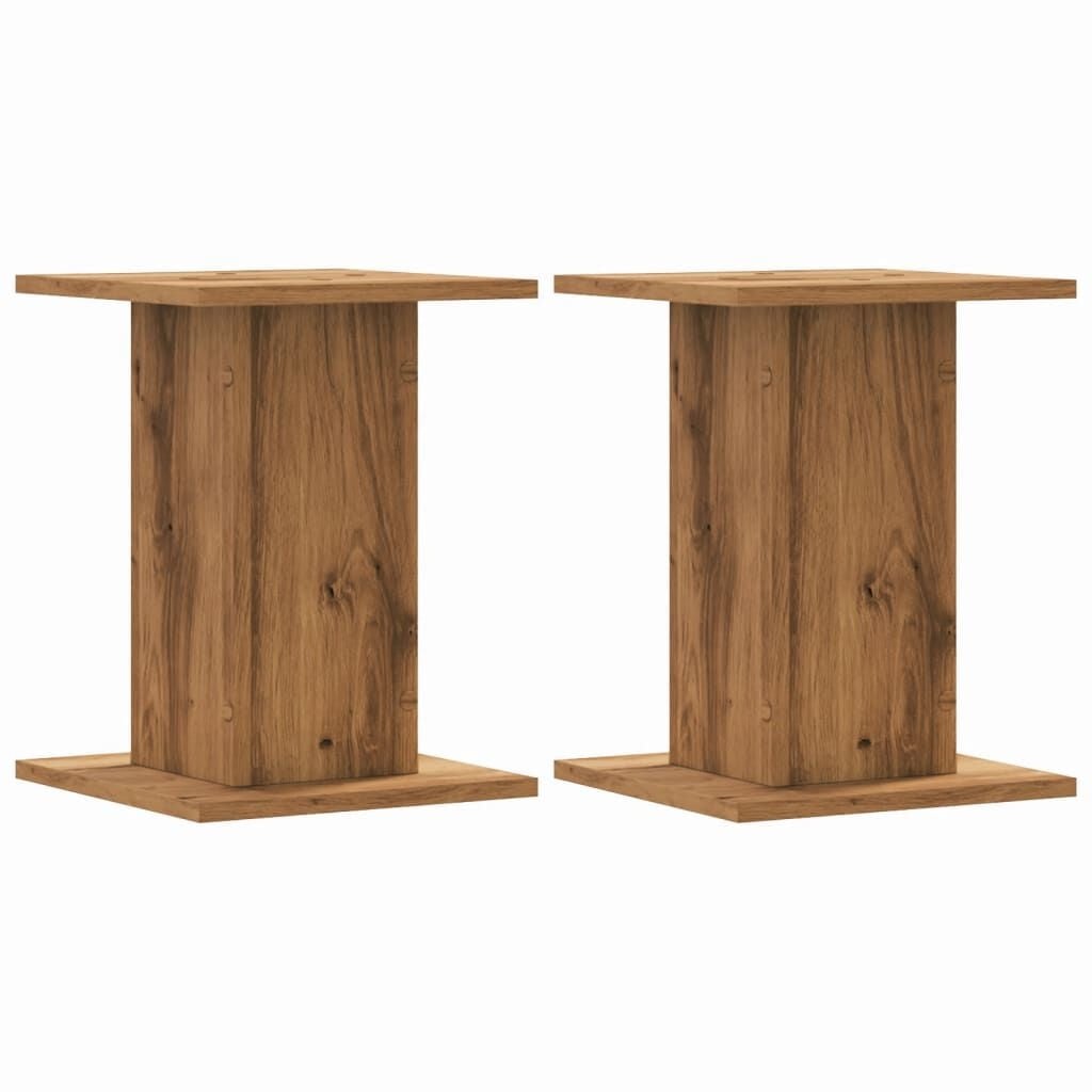 Pflanzenständer 2er-Set Eichenoptik 30x30x40 cm - bis zu 42,2% Rabatt