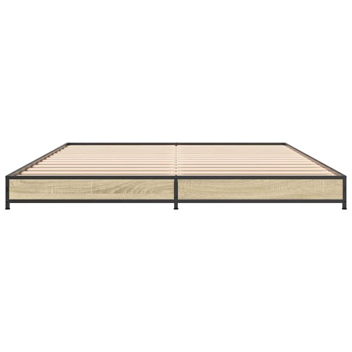 Bettgestell 120x200cm Sonoma Eiche - Stabil & Modern - bis zu 45,5% Rabatt