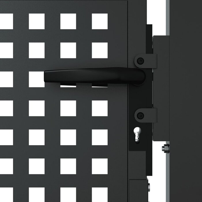 Robustes Gartentor 105x175 cm Anthrazit - bis zu 46,7% Rabatt im Outlet