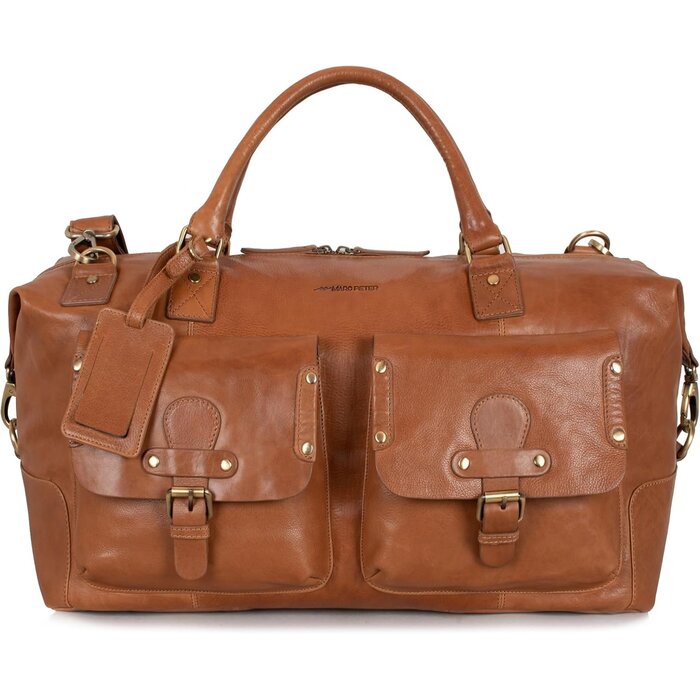 Vintage Echtleder Reisetasche 49 cm | Handgepäck | bis zu 42,3 % Rabatt