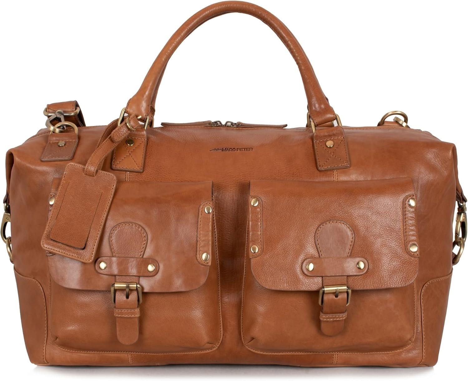 Vintage Echtleder Reisetasche 49 cm | Handgepäck | bis zu 42,3 % Rabatt