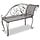 Chaiselongue aus Stahl 128 cm Antikbraun - bis zu 46,3% Rabatt