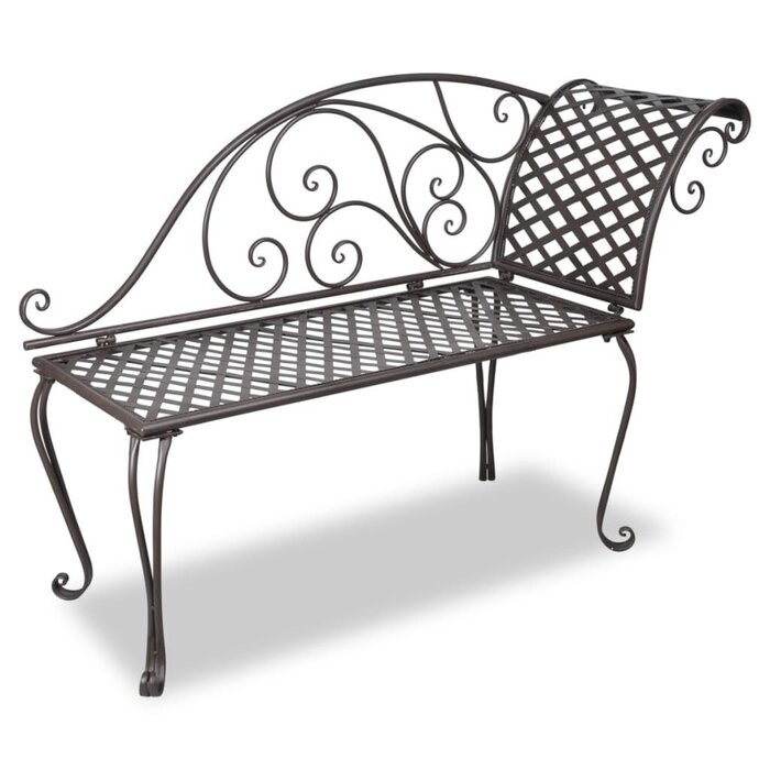 Chaiselongue aus Stahl 128 cm Antikbraun - bis zu 46,3% Rabatt