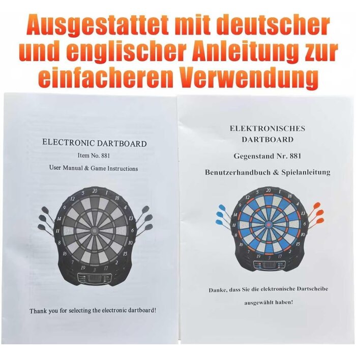 Elektronische Dartscheibe für bis zu 8 Spieler - Jetzt bis zu 39,3% Rabatt