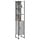 Badezimmerschrank, Sonoma-Eiche, 33x33x185,5 cm - bis zu 45,4% Rabatt