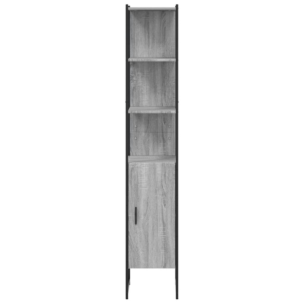 Badezimmerschrank, Sonoma-Eiche, 33x33x185,5 cm - bis zu 45,4% Rabatt