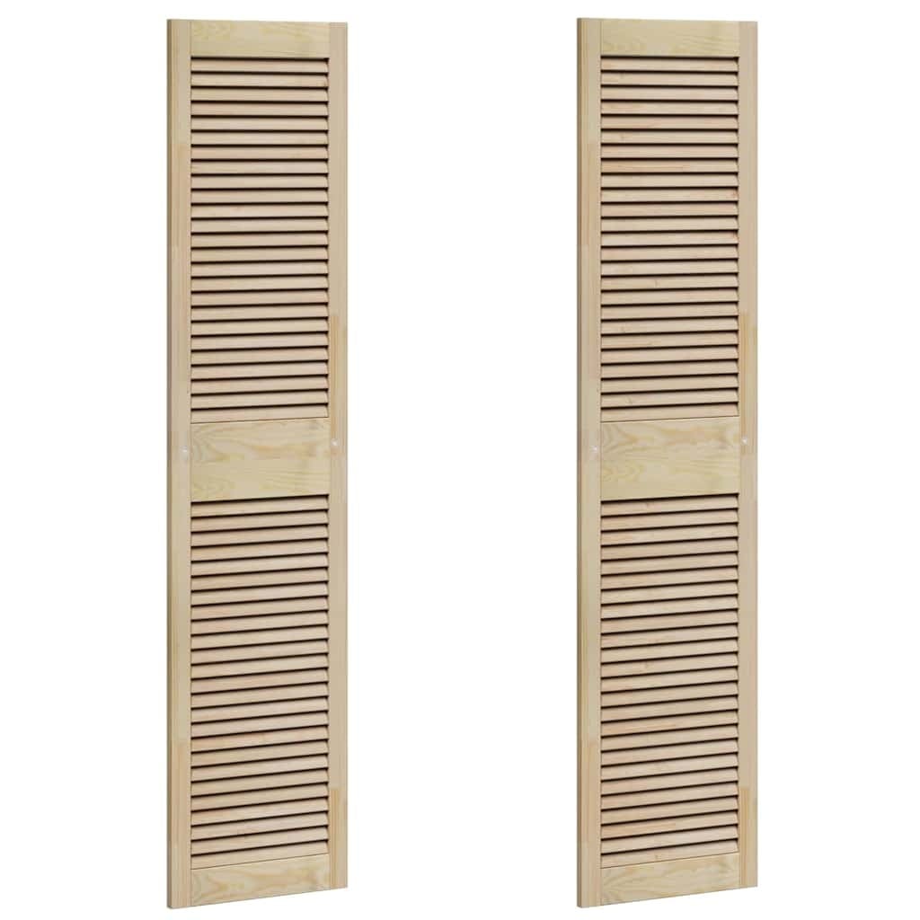 Massivholz Schranktüren 2er Set Kiefer 170x39,5cm - bis zu 45,9% Rabatt