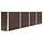 Großes Hochbeet 320x40x77 cm verzinkter Stahl Braun - bis zu 45,5% sparen