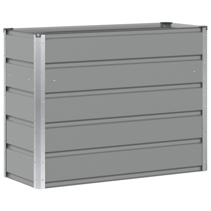 Design-Pflanzkübel aus Stahl, Hellgrau, 100x40x75cm - bis zu 42,6% Rabatt