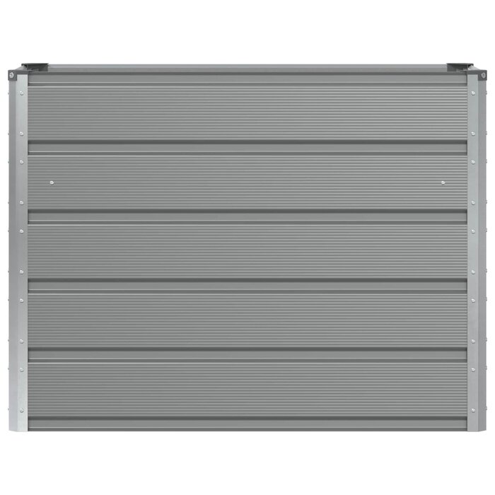 Design-Pflanzkübel aus Stahl, Hellgrau, 100x40x75cm - bis zu 42,6% Rabatt