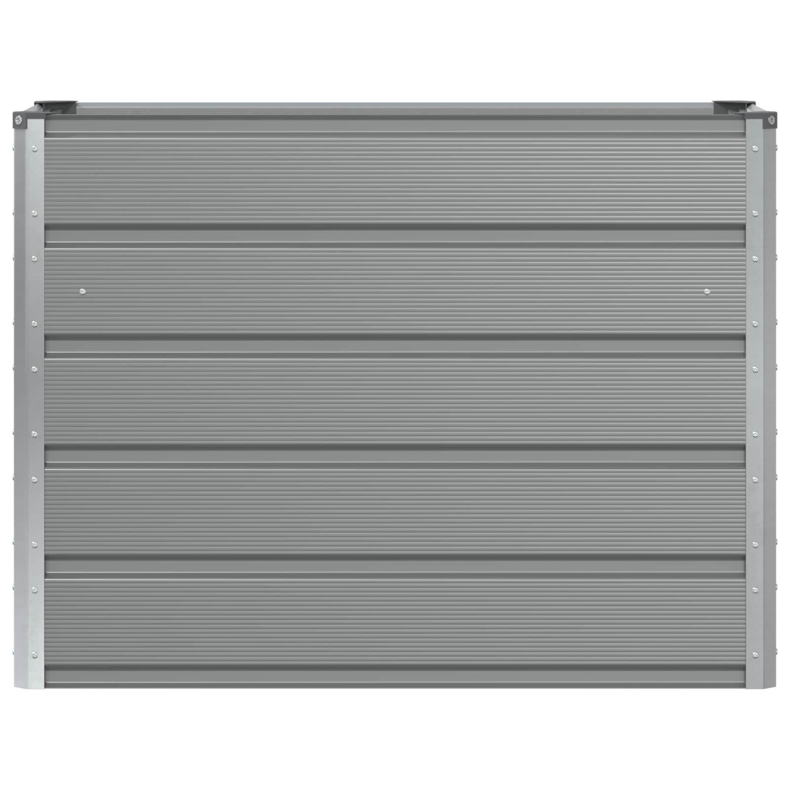 Design-Pflanzkübel aus Stahl, Hellgrau, 100x40x75cm - bis zu 42,6% Rabatt