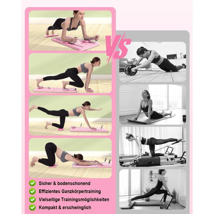 Faltbares Pilates Reformer Board - Core-Trainer - Bis zu 67% Rabatt