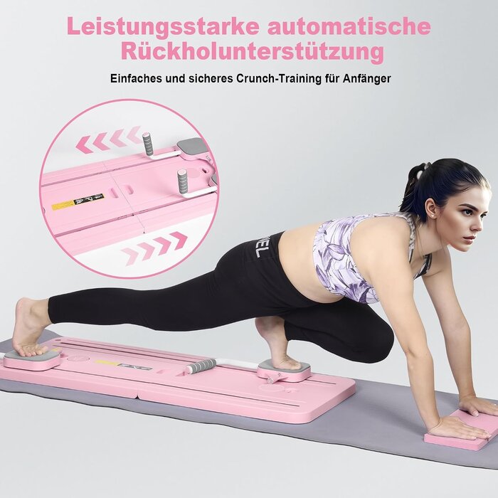 Faltbares Pilates Reformer Board - Core-Trainer - Bis zu 67% Rabatt