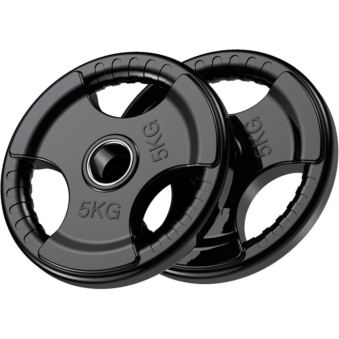 Olympische Hantelscheiben 5 kg - 2er Set | Bis zu 39,2% Rabatt