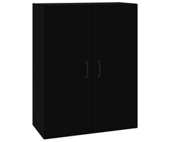Vidaxl Hängeschrank in Schwarz, 69,5x32,5x90 cm - Jetzt bis zu 51% sparen