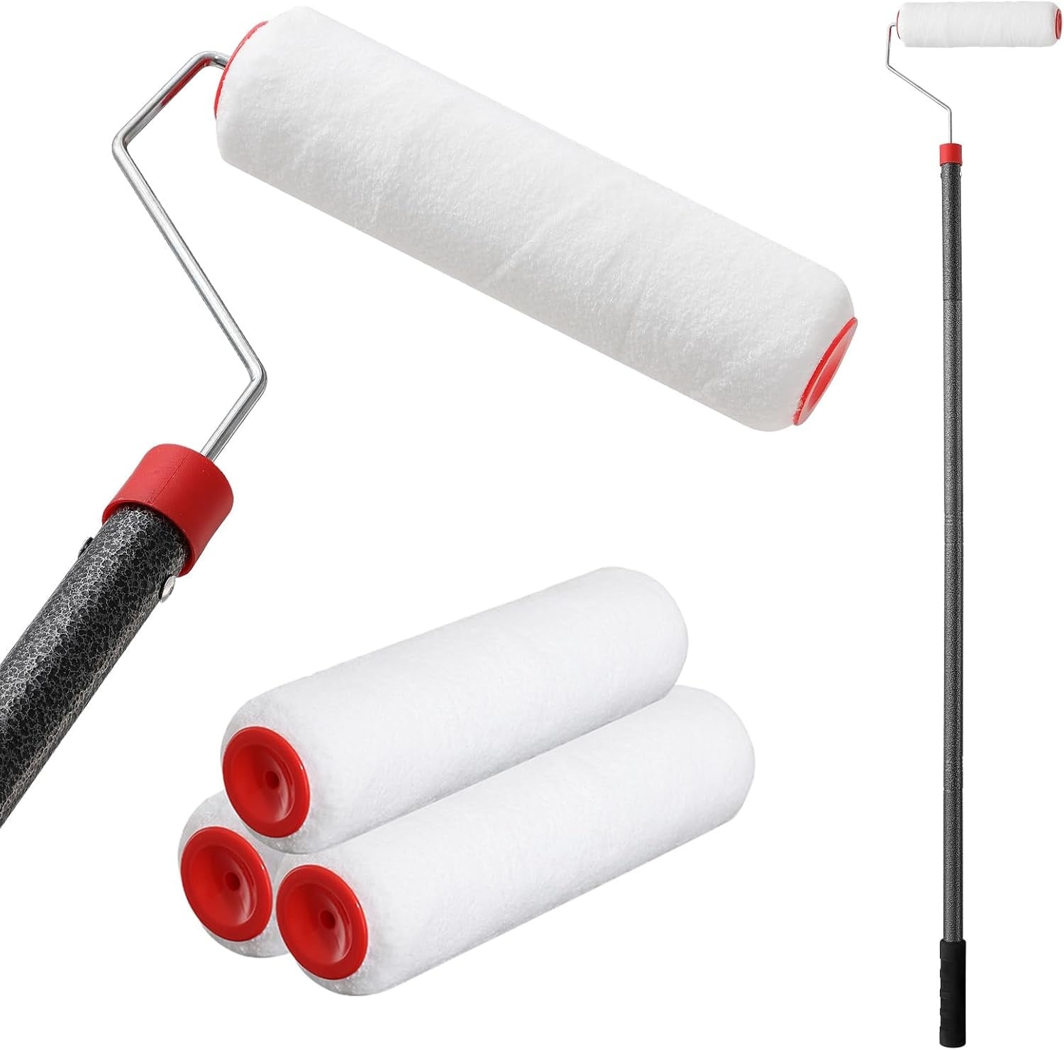 Teleskop-Farbroller 223 cm - 3er Set - Streifenfreies Streichen - bis zu 38% Rabatt