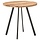 Runder Esstisch Akazie Massiv 80 cm - Industrial Design - bis zu 46% sparen
