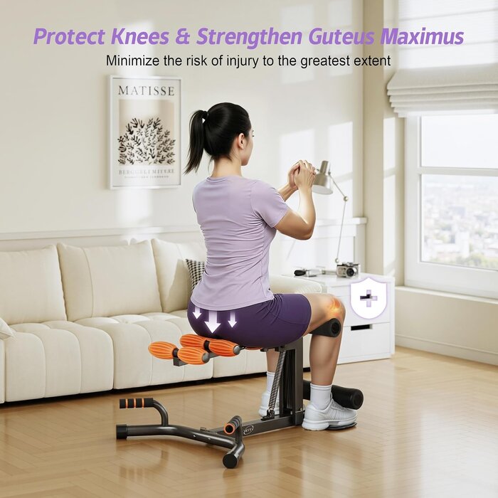 Profi Squat-Maschine für Beine & Core - verstellbar, bis zu 41,9% Rabatt