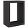 Kaminholzregal aus Stahl 60x40x80 cm - Schwarz - bis zu 40% Rabatt
