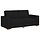 Stilvolles 2-Sitzer Sofa Schwarz 140 cm - Jetzt bis zu 41% sparen!