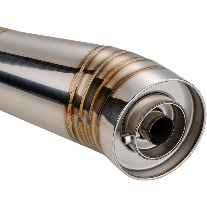 Universeller Motorrad-Auspuff Edelstahl 51 mm - bis zu 39% günstiger