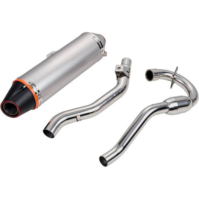 Universeller Motorrad-Auspuff Edelstahl 51 mm - bis zu 39% günstiger