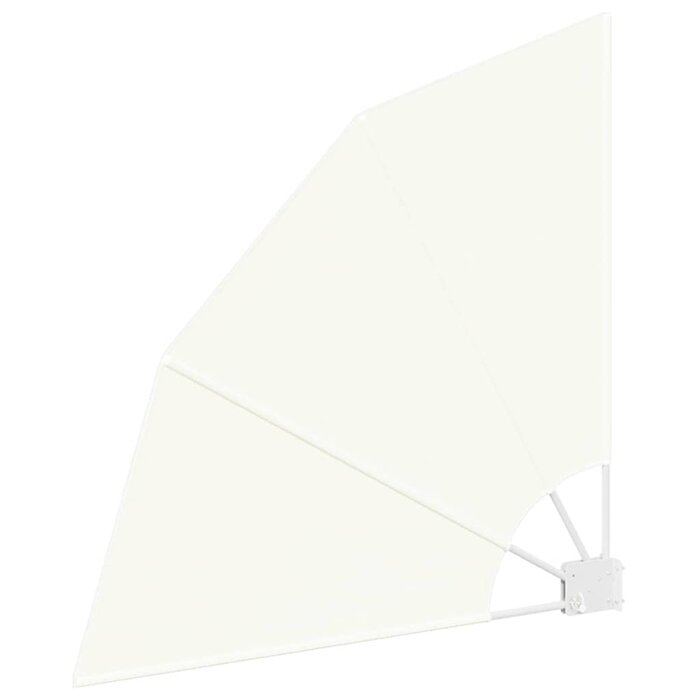 Fächer-Balkonsichtschutz 115x115cm Creme - bis zu 36,4% günstiger