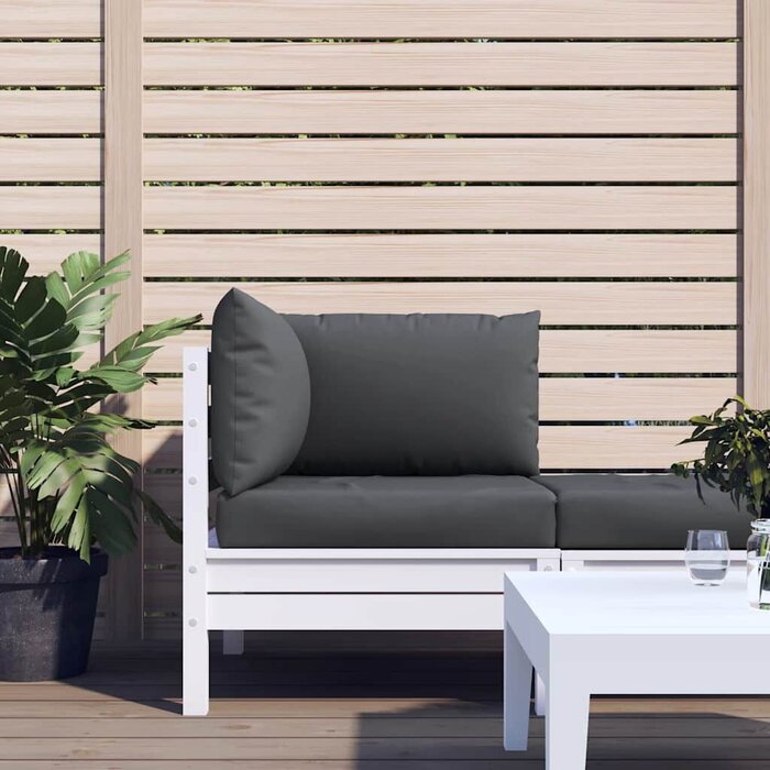 Vidaxl 3-tlg. Palettenkissen Set, Anthrazit, 60x60 cm - bis zu 75% sparen!