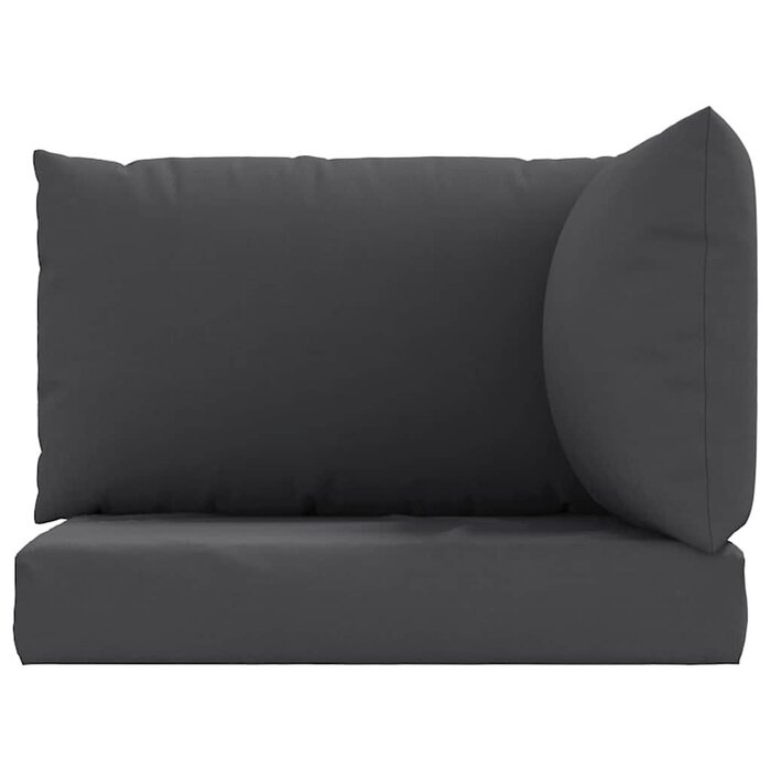Vidaxl 3-tlg. Palettenkissen Set, Anthrazit, 60x60 cm - bis zu 75% sparen!