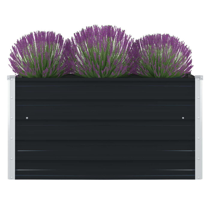 Hochbeet 100x100x45 cm Stahl Anthrazit - bis zu 37,5% Rabatt