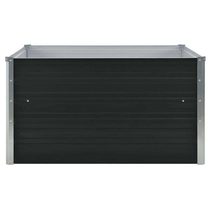 Hochbeet 100x100x45 cm Stahl Anthrazit - bis zu 37,5% Rabatt