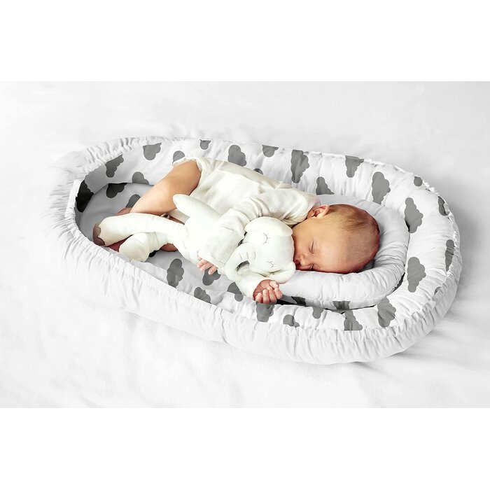Babynestchen Wolken, 100% Baumwolle, 80x70cm, bis zu 32,1% Rabatt